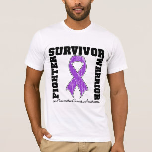 Pancreatic Cancer Survivor Fighter Warrior T-Shirt