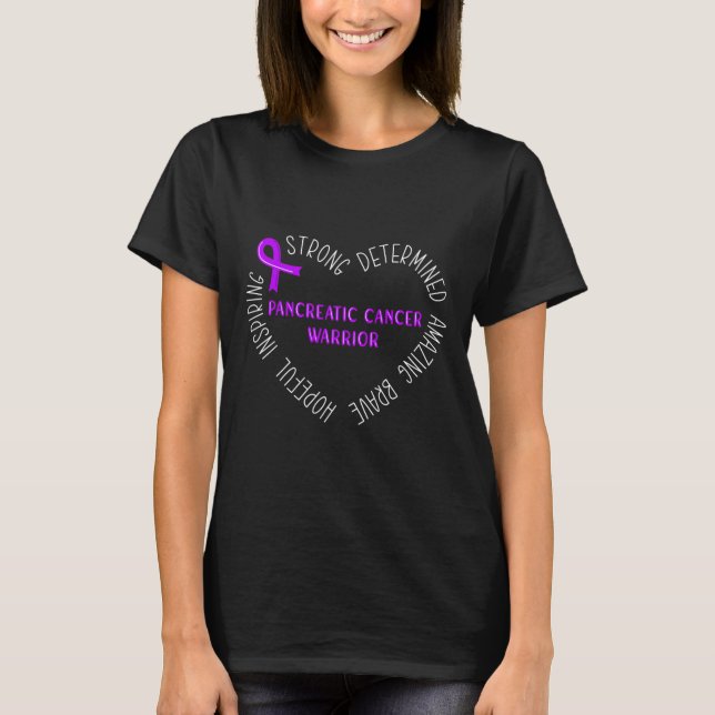 Pancreatic Cancer Warrior  T-Shirt (Front)