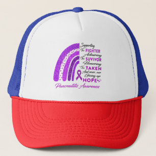 Pancreatitis Warrior Supporting Fighter Trucker Hat