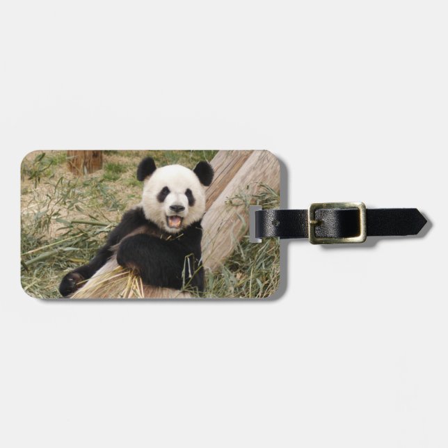 panda107 luggage tag (Front Horizontal)