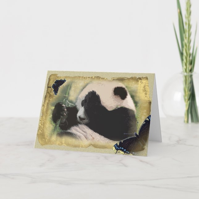 Panda 4 - Greeting Card (Front)