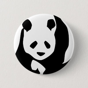 Panda 6 Cm Round Badge