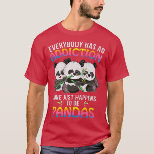 Panda Addiction Cute Bears Premium T-Shirt