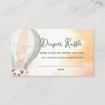 Panda Adventure Awaits Diaper Raffle