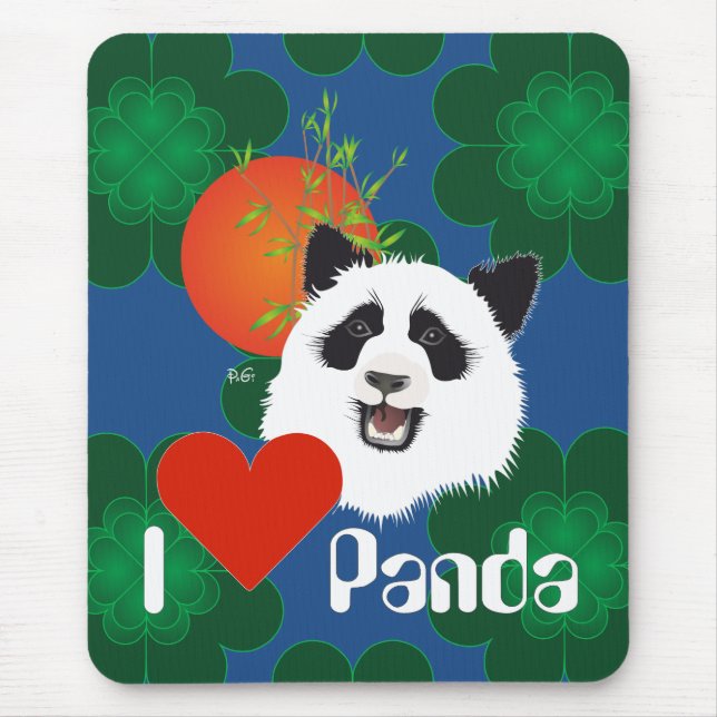 Panda (Ailuropoda melanoleuca) Mauspad Mouse Pad (Front)