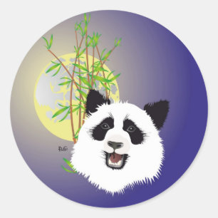 Panda (Ailuropoda melanoleuca) sticker