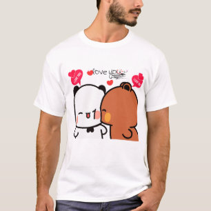 Panda And Brownie- True Love BuBu DuDu Couple2024  T-Shirt