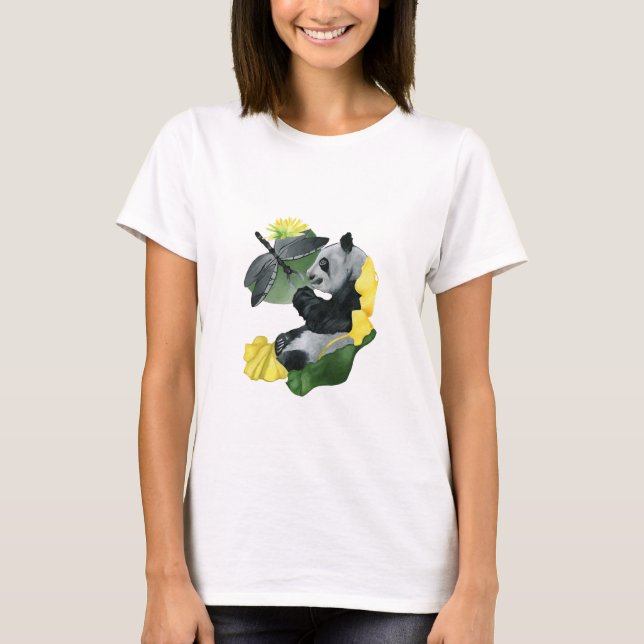Panda and fly T-Shirt (Front)