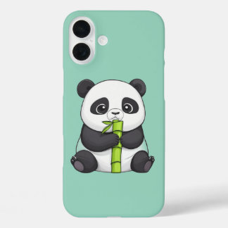 Panda and Its Bamboo iPhone 16 Plus Case