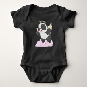 Panda Angel Angel wings Baby Bodysuit