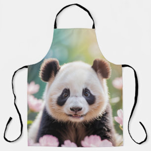 Panda Animal Fun Miniature Size Fantastic Surreal Apron