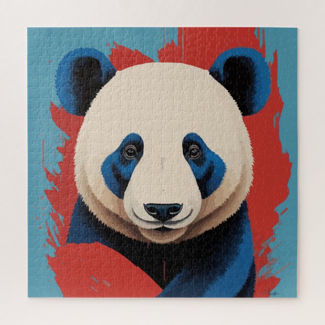 Panda artwork jigsaw puzzle (Vertical)