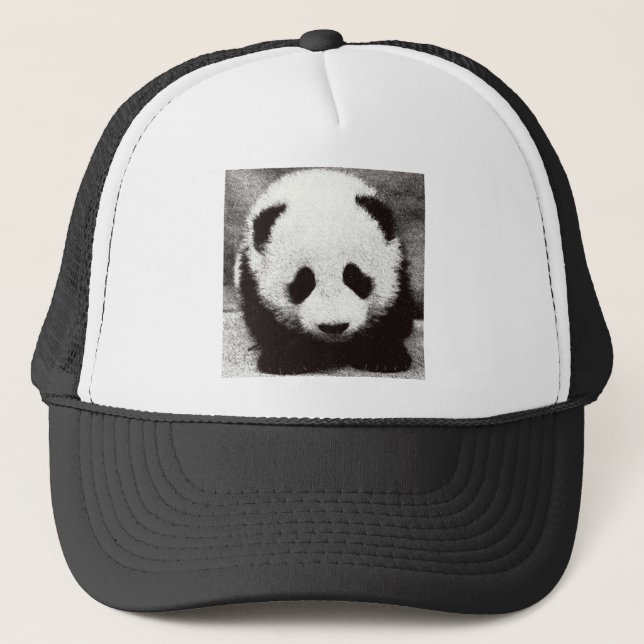 Panda Artwork Trucker Hat (Front)