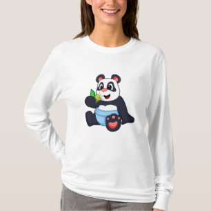 Panda as Baby with Bambus T-Shirt