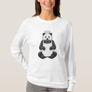 Panda as Chef with Cooking hat T-Shirt
