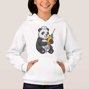 Panda as Nurse with Syringe