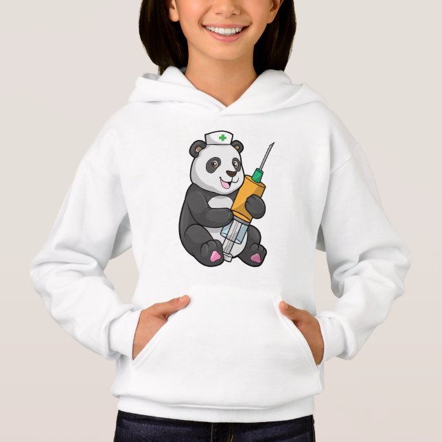 Panda as Nurse with Syringe (Front)