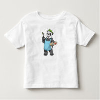 Panda as Painter with Brush & Color
