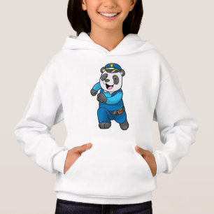 Panda as Police officer with Police hat