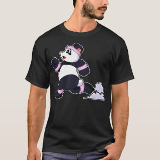 Panda as Runner at Running T-Shirt
