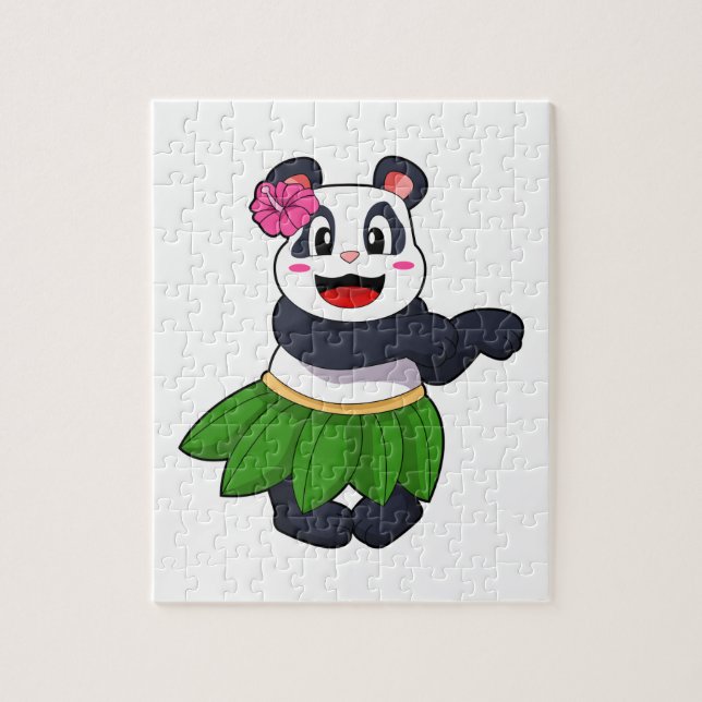 Panda at Ballet Dance Jigsaw Puzzle (Vertical)