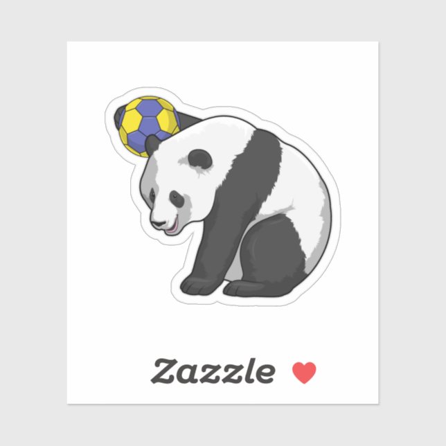 Panda at Handball Sports (Sheet)