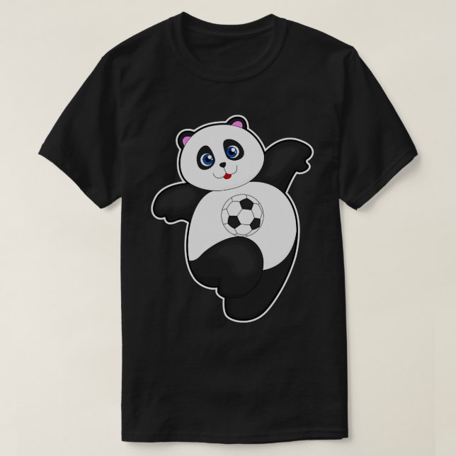 Panda at Sports T-Shirt (Design Front)