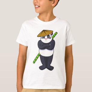 Panda at Stick fight Martial arts.PNG T-Shirt