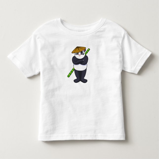 Panda at Stick fight Martial arts.PNG Toddler T-Shirt (Front)