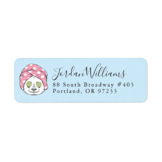 Panda At The Spa | Add Your Name