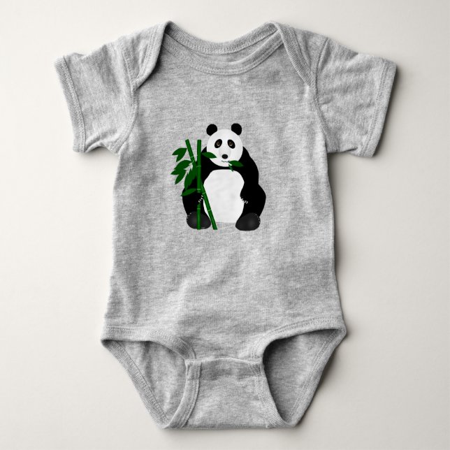 Panda Baby Bodysuit (Front)