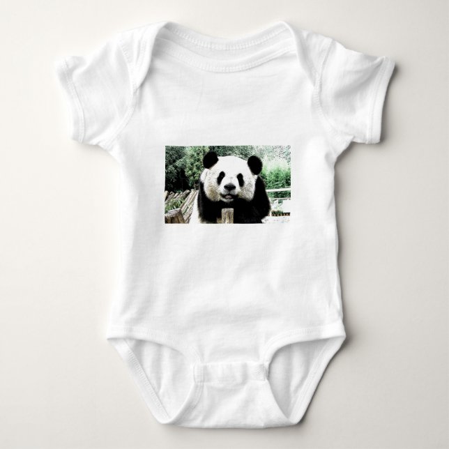 Panda Baby Bodysuit (Front)