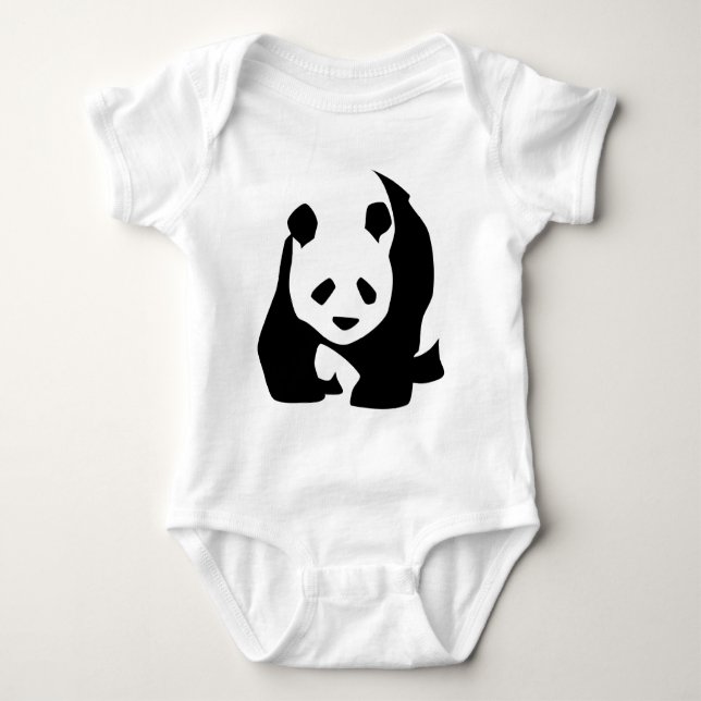 Panda Baby Bodysuit (Front)