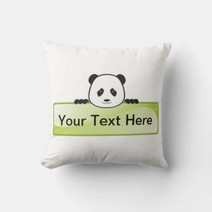 Panda Banner Cushion