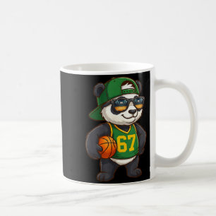 Panda Basketball 67 Gen Alpha Slang Srts Men Boys  Coffee Mug