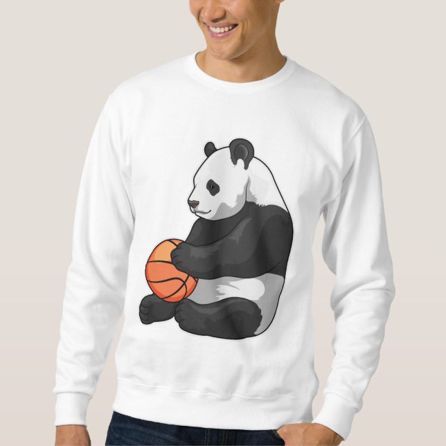 Panda Basketball player Basketball Sweatshirt (Front)