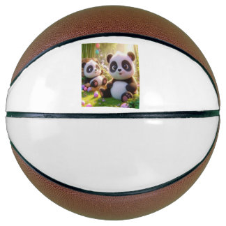 Panda Basking in the Sun Basketball