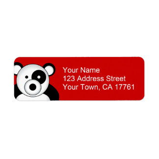 Panda Bear Address Labels