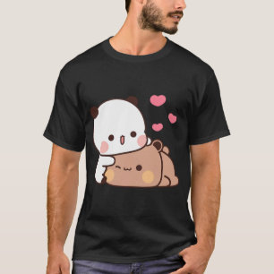 Panda Bear And Brownie True Love Bubu Dudu Couple  T-Shirt