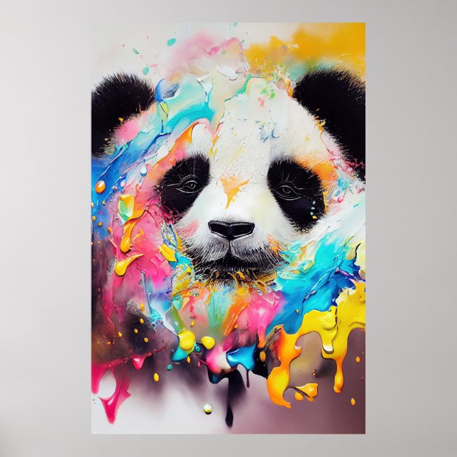 Panda Bear Animal Discovery Adventure Nature  Poster (Front)