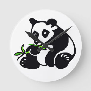 PANDA Bear -Animal lover - -Conservation -China Round Clock