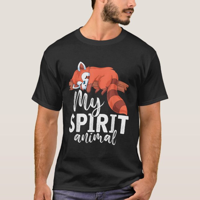 Panda Bear Animal Red Panda T-Shirt (Front)