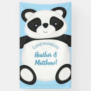 Panda Bear Baby Shower Banner