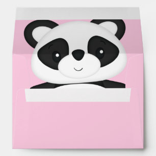 Panda Bear Baby Shower Envelope