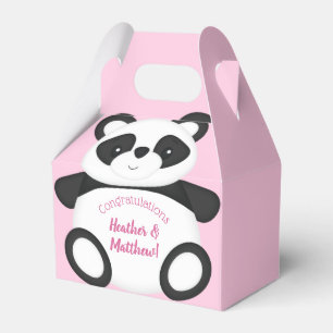 Panda Bear Baby Shower Favour Box