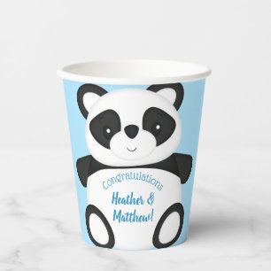 Panda Bear Baby Shower Paper Cups