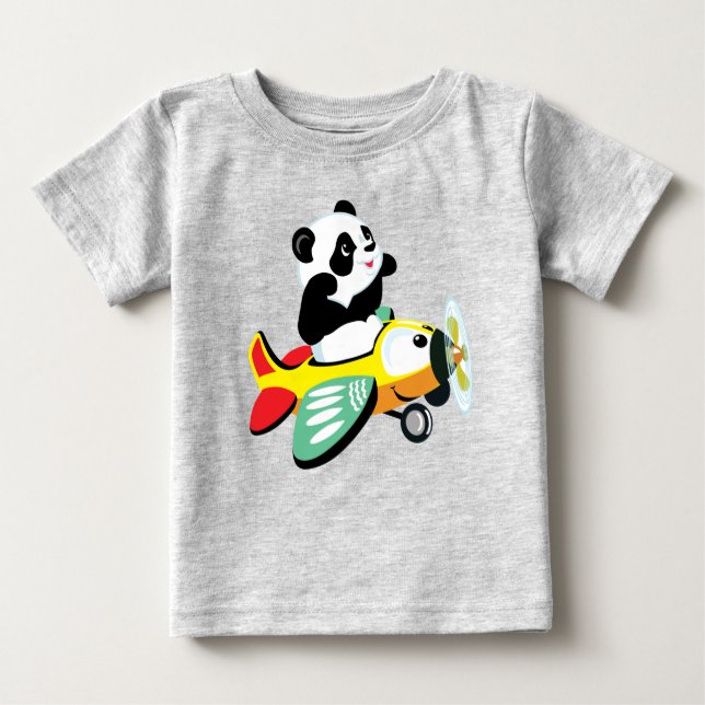 Panda Bear Baby T-Shirt (Front)