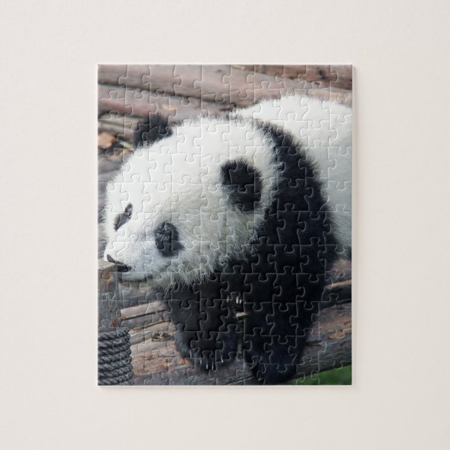 panda bear bears custom personalise Anniversaries Jigsaw Puzzle (Vertical)