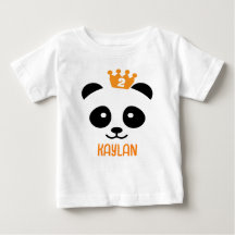 Panda bear birthday shirt