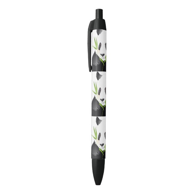 Panda Bear Black Ink Pen (Top (Vertical))